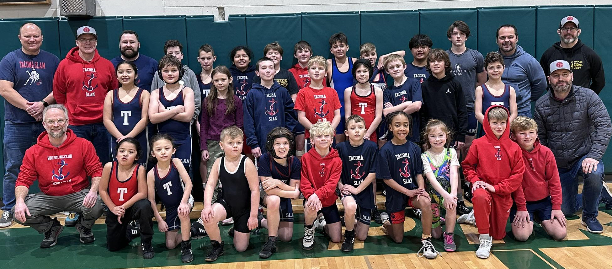 Tacoma Slam Wrestling Club team photo